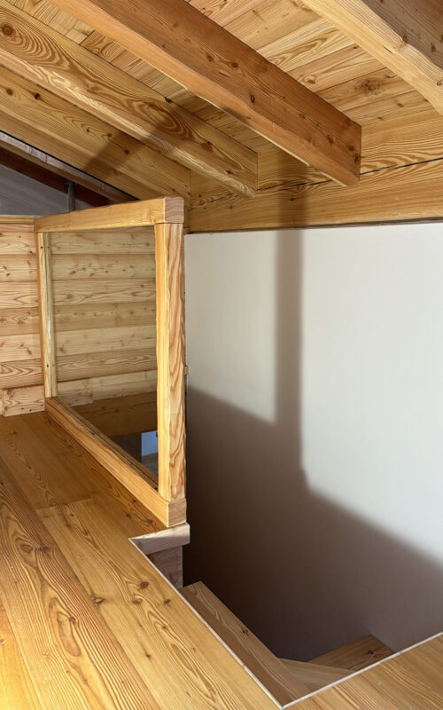 Scala artigianale in legno