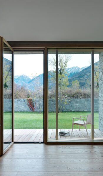 Portafinestra in legno prodotta su misura